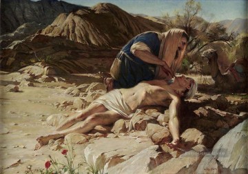 Christentum und Jesus Werke - Der barmherzige samaritanische katholische Christ